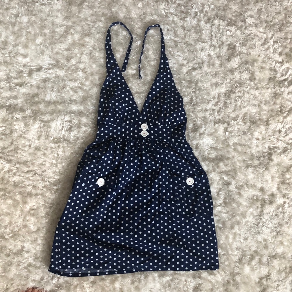 Halter Polka Dot Dress